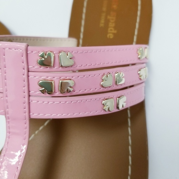 SOLD Kate Spade Carol Pink Flat Sandals - Picture 4 of 8